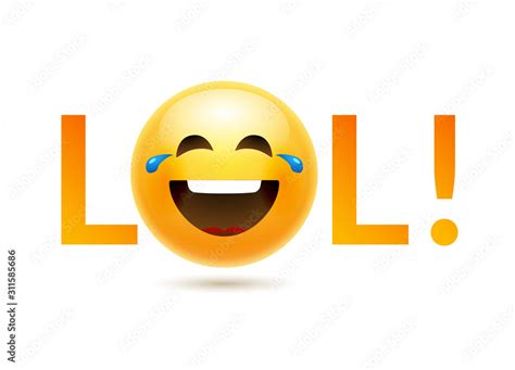 Lol Emoji Icon Smile Face Emoticon Joke Happy Cartoon Funny Lol Emoji