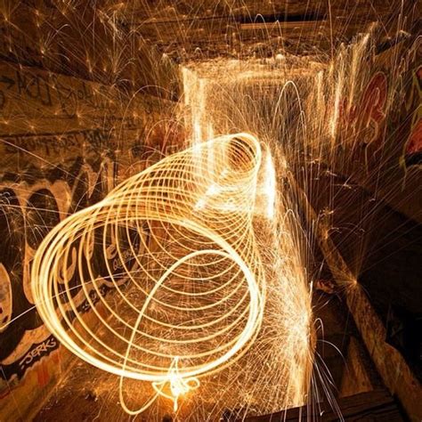 Beautifully Surreal Long Exposure Photos Of Steel Wool On Fire 17