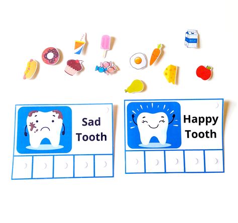 Happy Tooth Sad Tooth Worksheet