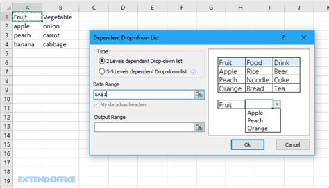How To Create A Dependent Drop Down List In Excel Using Vlookup