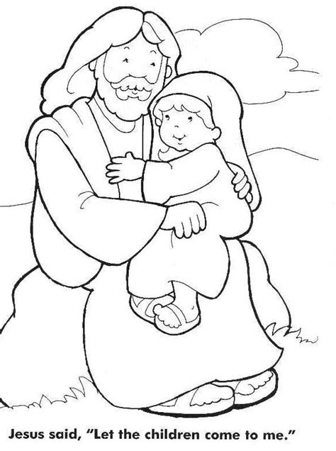 Jesus As A Boy Coloring Page At Free Printable