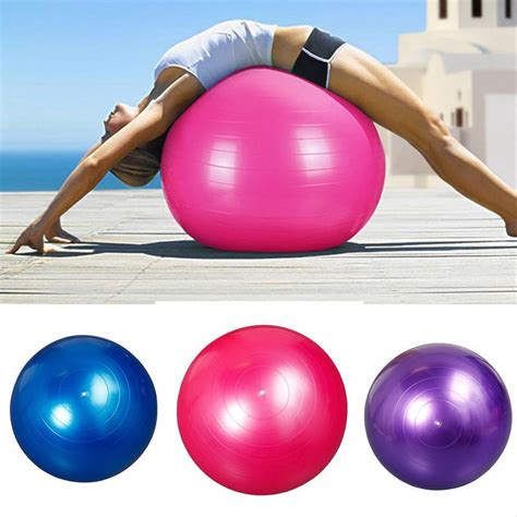 Jual Bola Yoga Pilates Fitness Gym 65cm Blue Di Lapak Eldoradostore Eldoradostore