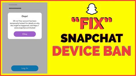 Snapchat Device Ban Fix Hackanons
