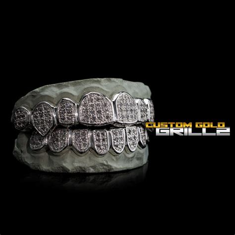 Purchase Solid 925 Sterling Silver Iced Out Grillz Online Custom