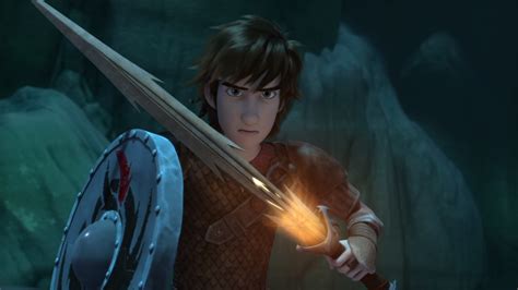 Httyd Race To The Edge Hiccups Flame Sword How To Train Your