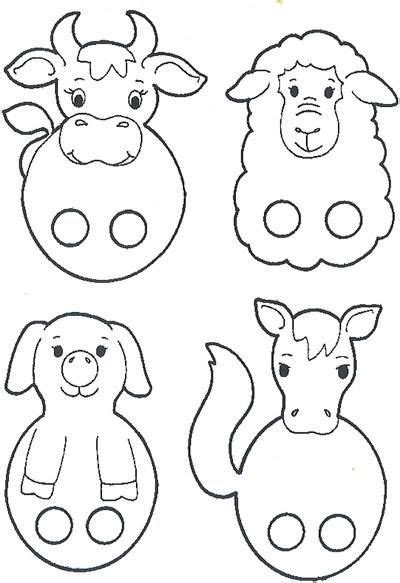crafts paper  childrens fingers fantoches de dedo