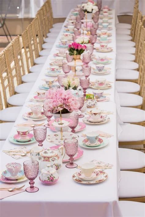 Notitle Table Settings Gedeckter Tisch Diy Wedding Bridal Tea