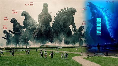 How Big Is Godzilla In King Of The Monsters Godzilla Size Comparisons