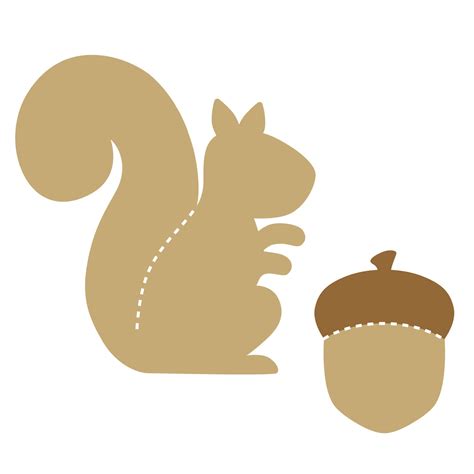 Squirrel And Acorn Accucut