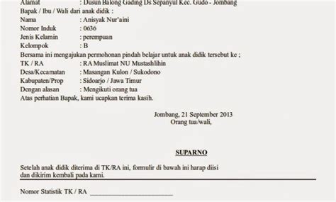 Yuk Simak Contoh Surat Pernyataan Pindah Sekolah Induk {Paling Baru