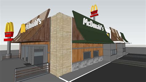 Restaurant Fast Food Mcdonalds 3d Warehouse
