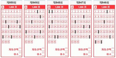 본 정보에는 오류가 있을 수 있으며, 동행복권 사이트에서 정확한 당첨번호를 확인하실 수 있습니다. 로또851회 당첨번호 예측 결과 예상수 고정수 유형 분석