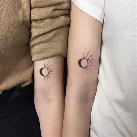 Best Friend Moon And Sun Tattoos Tattoos Design Ideas 32 Best Friend Tattoos Matching