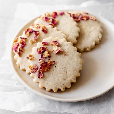 Rose Cardamom Shortbread Cookies The Baker S Almanac