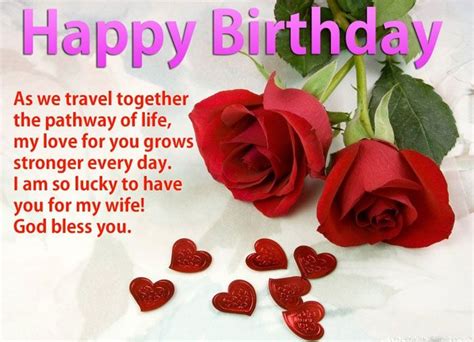 180 Romantic And Sweet Birthday Quotes Wishes For Wife 2019 Birthday