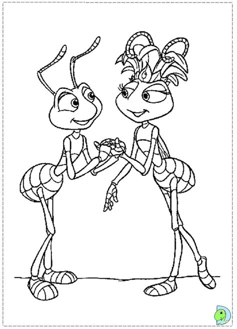 A Bug's Life Coloring page- DinoKids.org