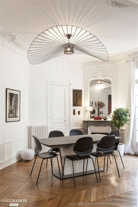 75 inspirations pour décorer un appartement haussmannien | Luminaires
