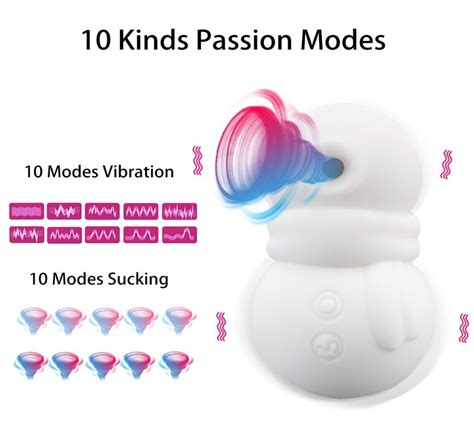 Sexy Costumes Female Masturbation Clitoris Nipple Sucking Snowman Clit Sucker Vibrator Gspot