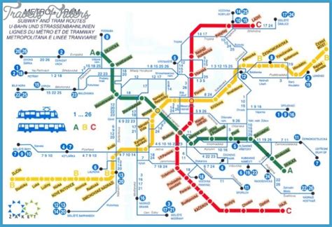 Czech Republic Metro Map Travelsfinders Com