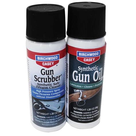 Gun Scrubber Synthetic Gun Oil Aerosol Combo Pack 1 25 Fl Oz Each