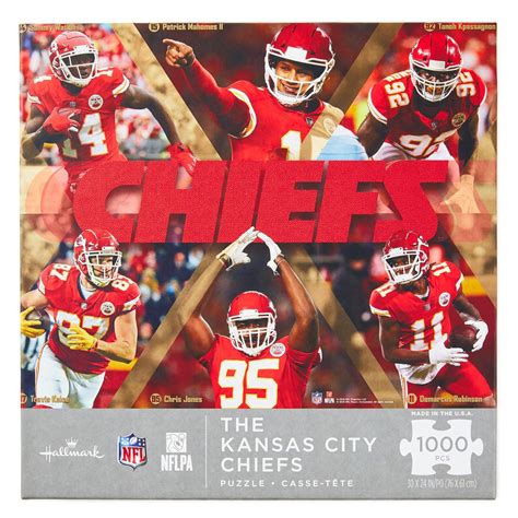 Kansas City Chiefs 1000 Piece Puzzle Puzzles And Games Hallmark
