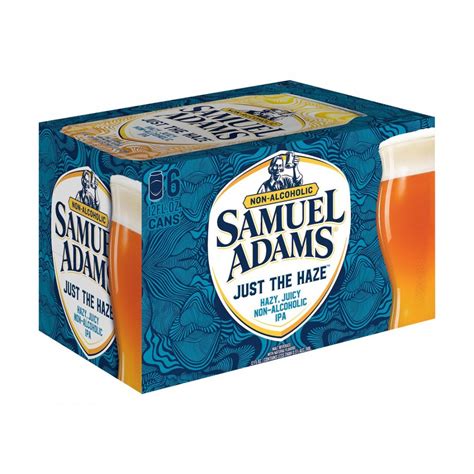 Samuel Adams Just The Haze Non Alcoholic Ipa 6 Pack 12oz Cans Garden