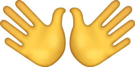Download Wide Open Hands Emoji Icon Ios10 Emoji Island