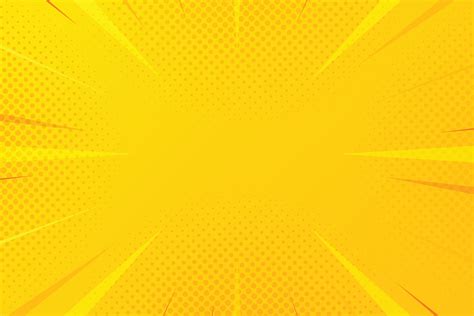 Abstract Yellow Halftone Comic Zoom Background 2160034 Vector Art At