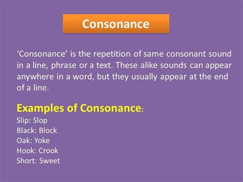 Consonance Examples Examples In Poetry In Figure Of Speech