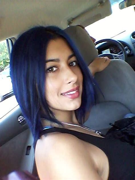 Splat Blue Envy over dark hair | Hair pictures, Hair color ...