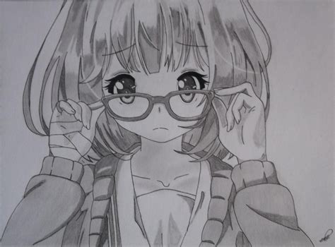 Dibujos De Chicas Anime A Lapiz Reverasite