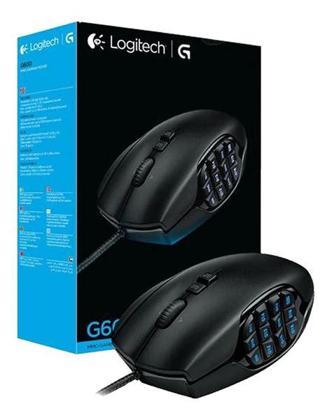 Logitech Gaming Mouse G600 Mmo Ratón Gamer Rgb Láser Mercado Libre