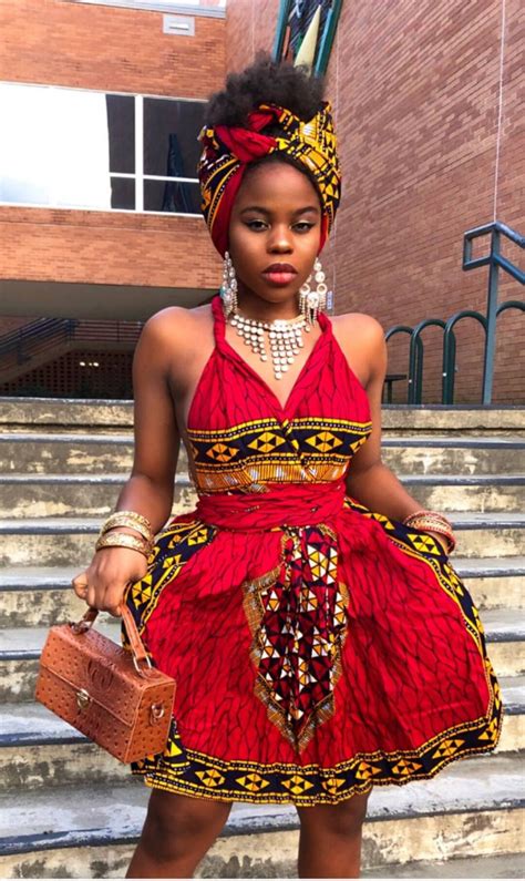 Yetty African Print Infinity Wrap Dress African Print Dress Etsy