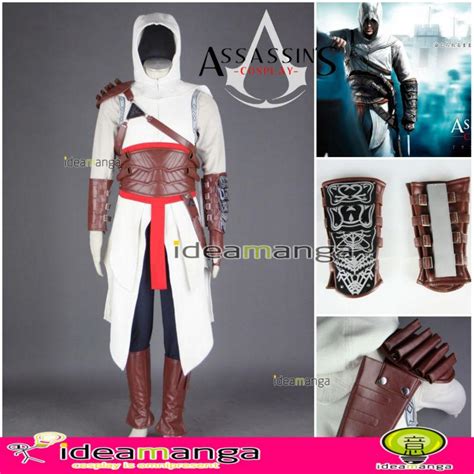 Cosplay Assassin S Creed I II III Bloodlines Altair Suit Game Boy