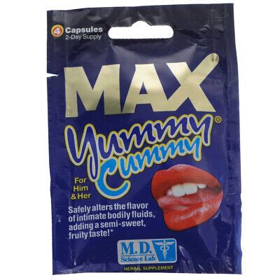 Max Yummy Cummy Oral Sex Cum Semen Sweetener Pills Capsules