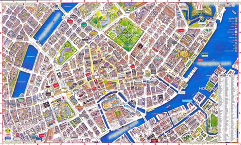 Copenhagen Maps Top Tourist Attractions Free Printable City Street