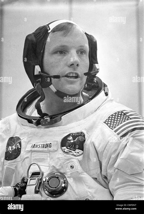 Nasa Astronaut Neil A Armstrong And Apollo 11 Spacecraft Commander In