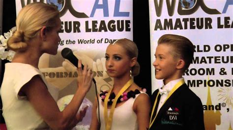 2013 Wdc Al World Championship Junior U14 Ballroom Winners Interview