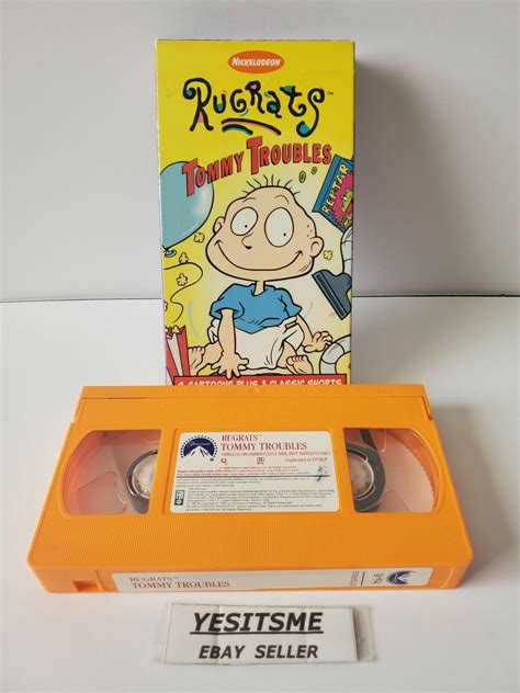 The Rugrats Movie VHS And Rugrats Tommy Troubles VHS Lot EBay