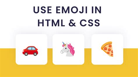 How To Use Emoji In Html And Css Coding Artist