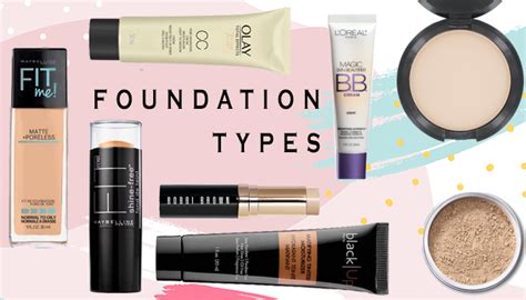 Types Of Makeup Foundation Liquid Powder Stick Learn Articles