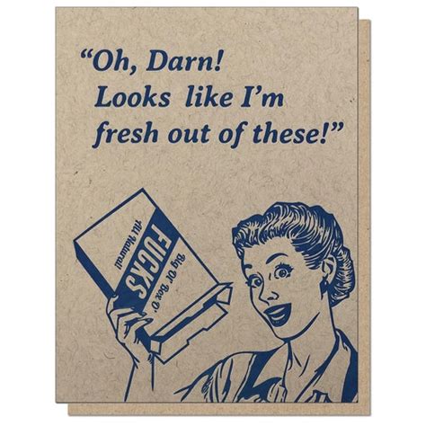 Fresh Out Of These Funny Letterpress Greeting Card Free Etsy