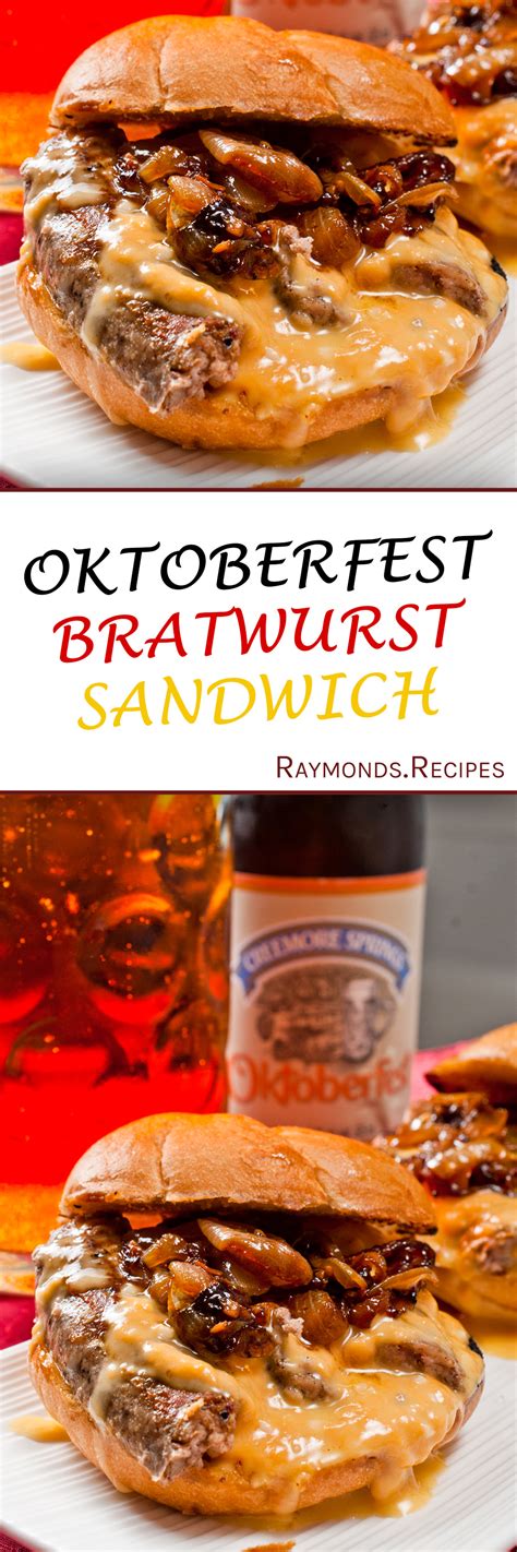 Oktoberfest Bratwurst Sandwich