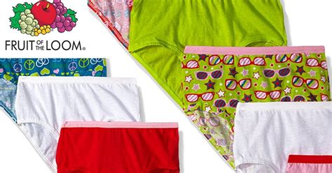0 items found in fruit of the loom. Fruit of the Loom Girls' Briefs 9-Pack Only $5.97 (Just 66 ...