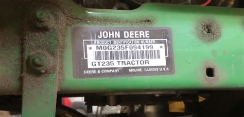 John Deere Gt235 Parts Diagram Tractors Near Me