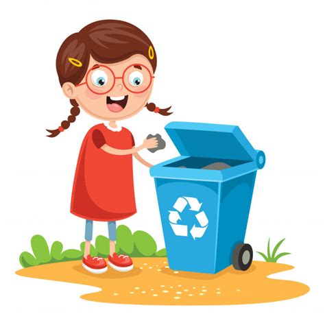 This setting displays your start homepage instead of the windows desktop, which is where the recycle bin is located. Vector illustration of kid recycling trash Vector | Premium Download