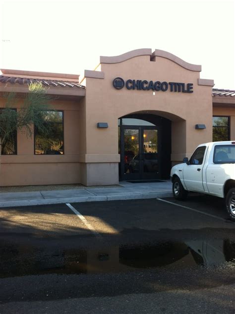 I am also very dedicated to helping customers. Chicago Title Insurance Company - Insurance - 14287 N 87th St, Scottsdale, AZ - Phone Number - Yelp
