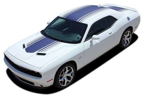 2015 2016 2017 2018 2019 Dodge Challenger Hood Stripes Shaker Decals Roof Trunk Rally Vinyl