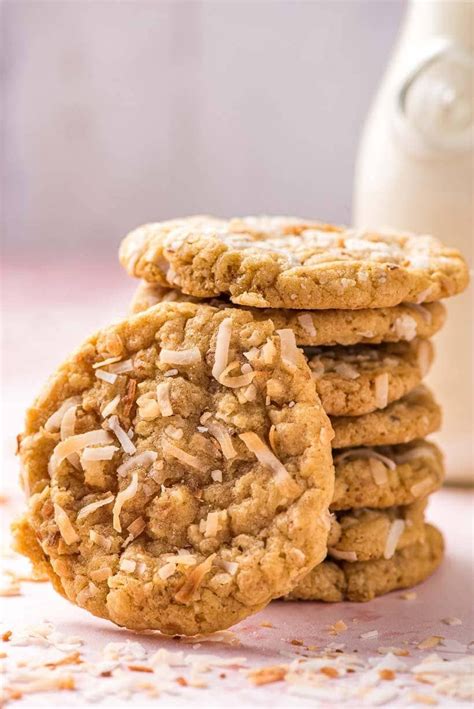 Coconut Cookies Soft And Chewy Coconut Cookies Recipes Coconut