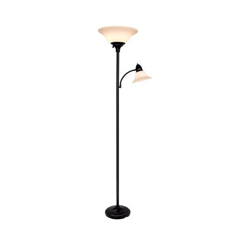 Not only does this spectacular lamp. Hampton Bay 71 in. Black Floor Lamp-HW-F0383CA - The Home ...